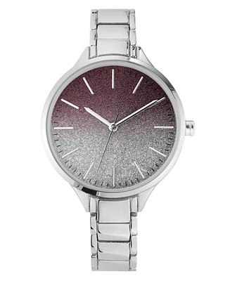 Nine West Women's Gunmetal Bracelet Watch 36mm