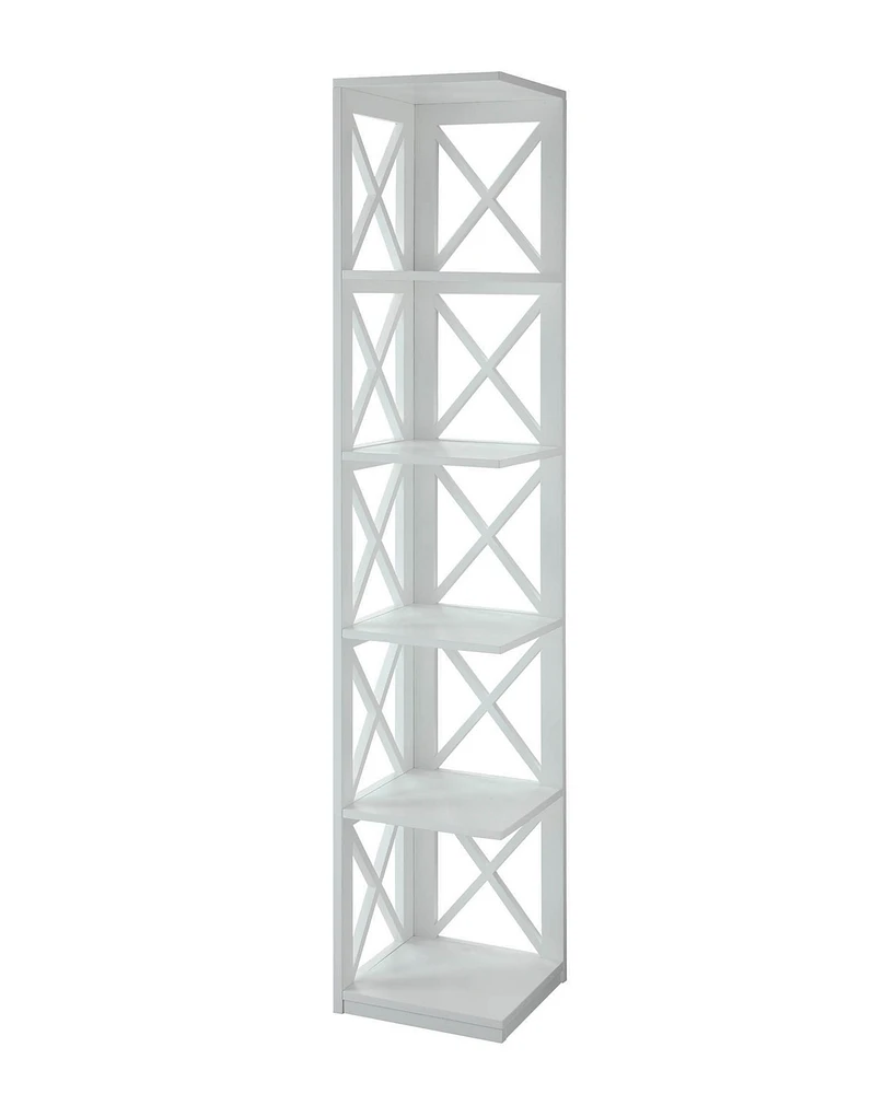 Oxford 5 Tier Corner Bookcase
