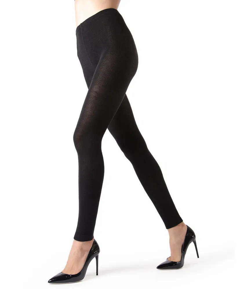 MeMoi Women's Cashmere Blend Footless Tights