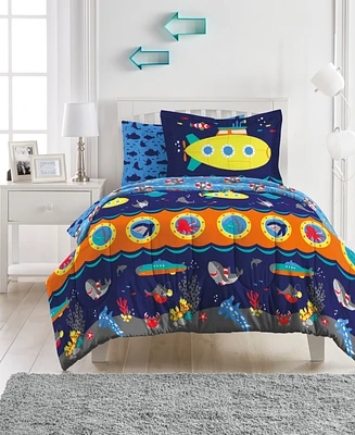 Dream Factory Kids Submarine Comforter Set, Twin