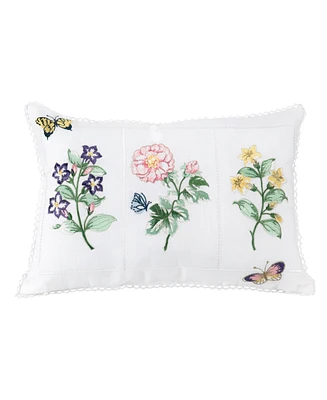 Lenox Flower Study Decorative Pillow, 14" x 20"