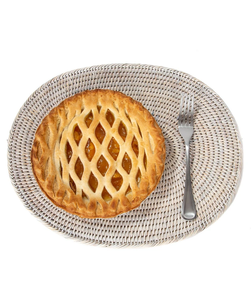 Artifacts Rattan Oval Placemat