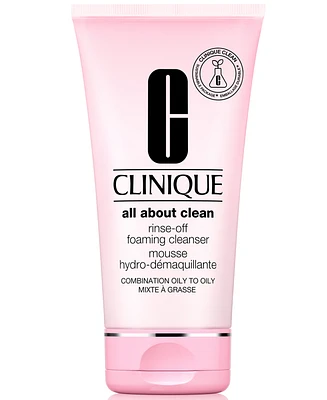 Clinique All About Clean Rinse-Off Foaming Face Cleanser, 5 oz.