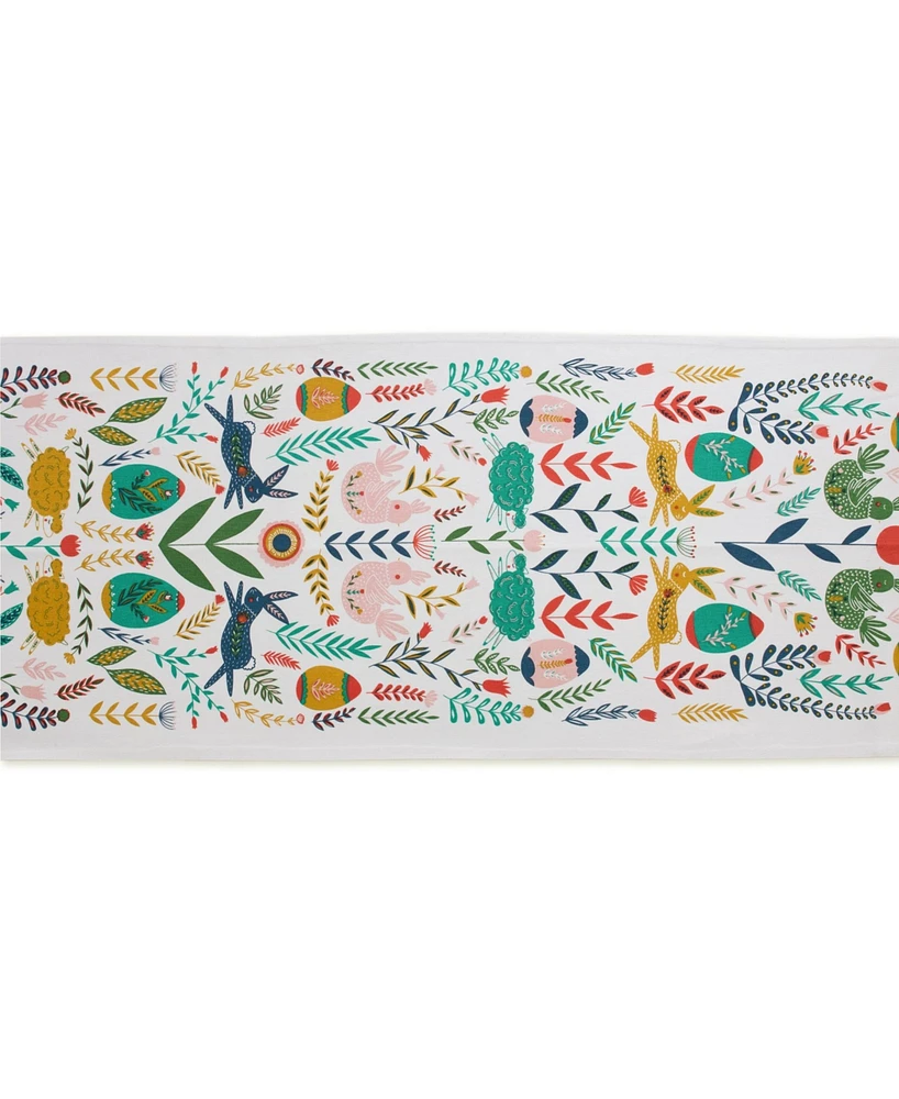 Design Imports Easter Garden Embellished Table Runner, 14" x 108"