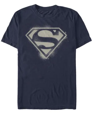 Men's Superman Spray Logo Short Sleeve T-shirt