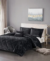 Intelligent Design Felicia Velvet 3-Pc. Comforter Set, Twin/Twin Xl