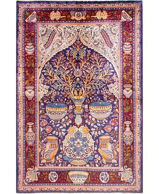 Bashian One of a Kind Sarouk 4'3" x 6'5" Area Rug