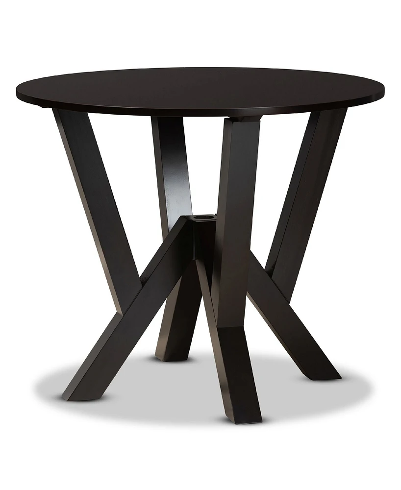 Adina Modern and Contemporary Fabric Upholstered 5 Piece Dining Set