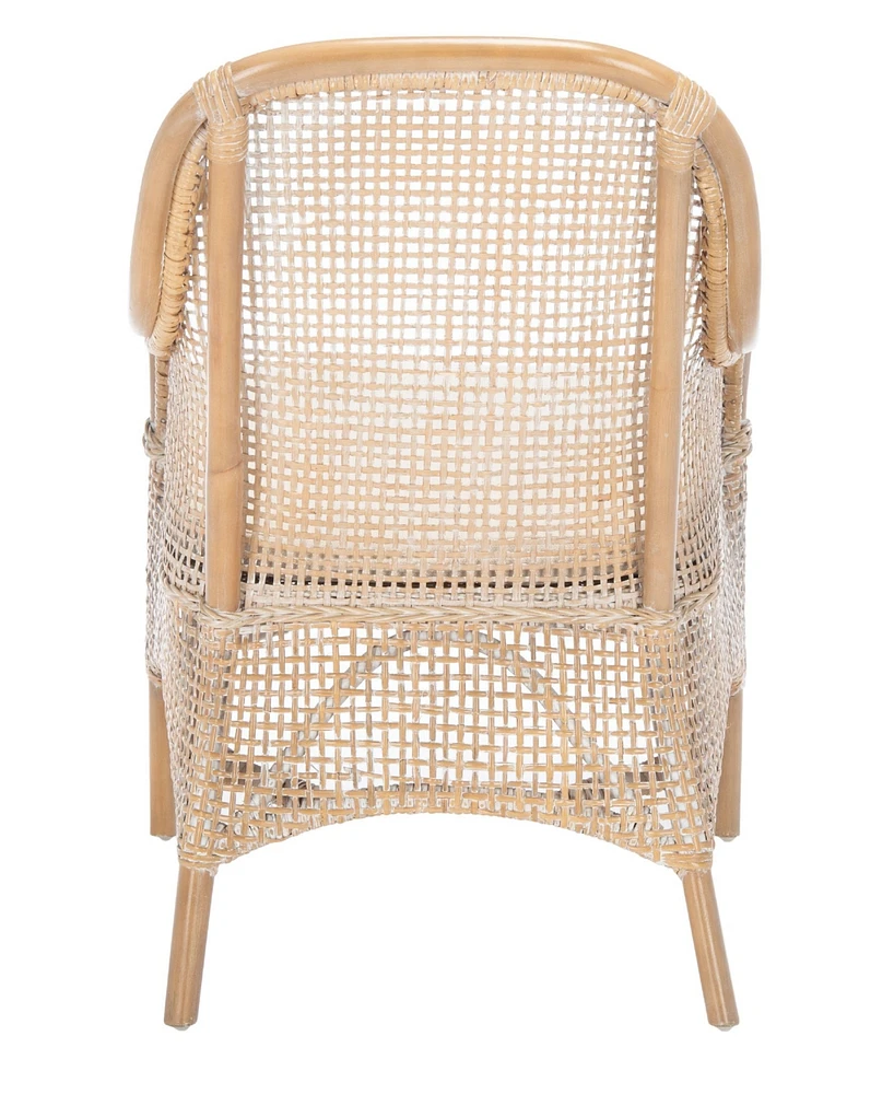 Charlie Rattan Accent Chair with Cushion