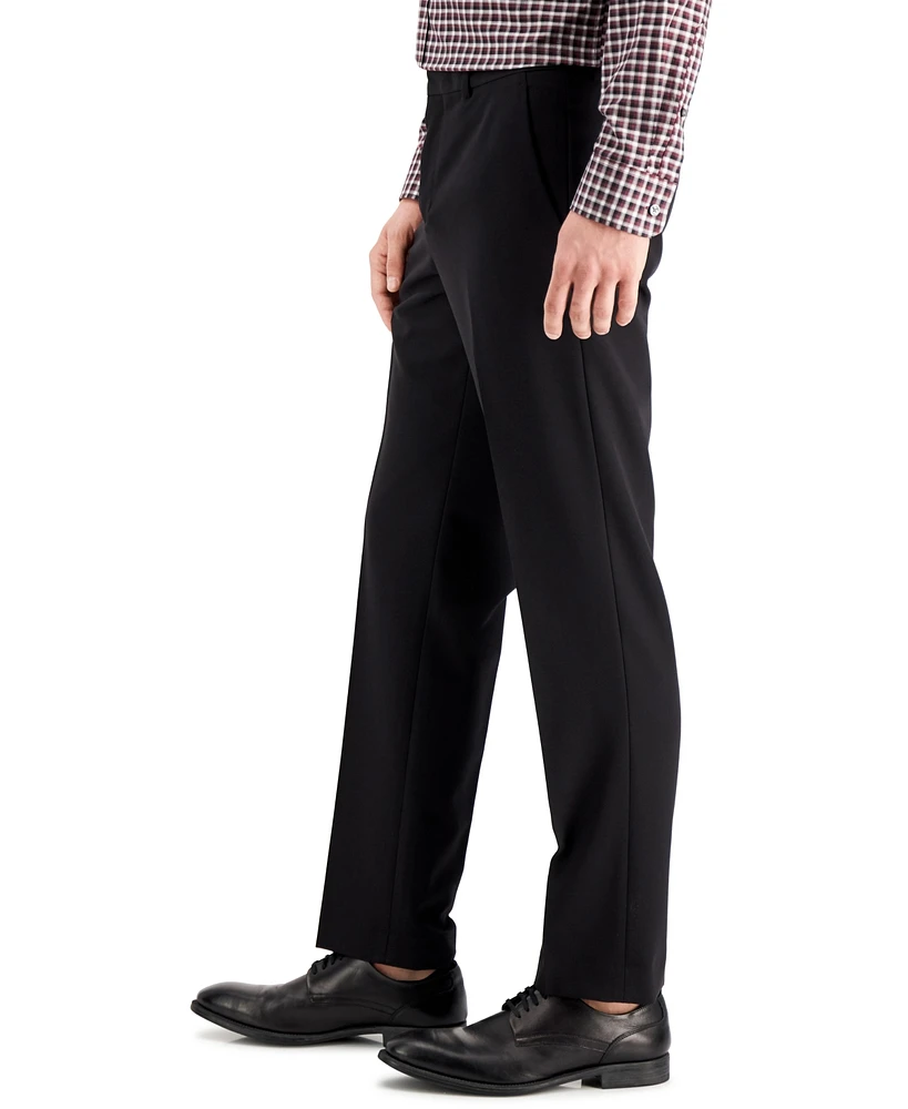 Perry Ellis Portfolio Men's Modern-Fit Stretch Solid Resolution Pants