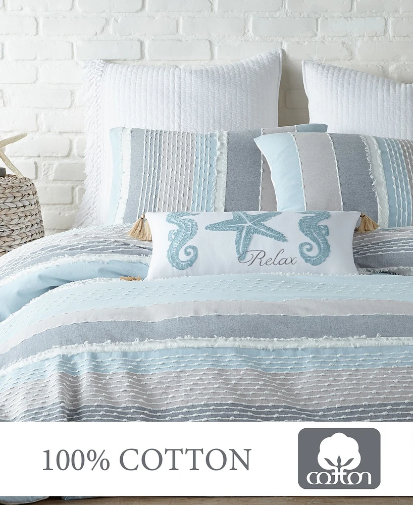 Levtex Santander 3-Pc. Duvet Cover Set, Full/Queen