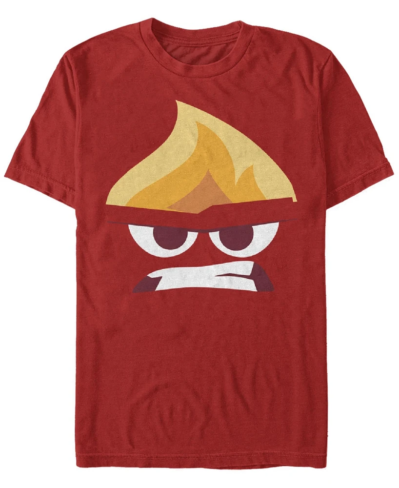 Fifth Sun Men's Angry Face Short Sleeve Crew T-shirt