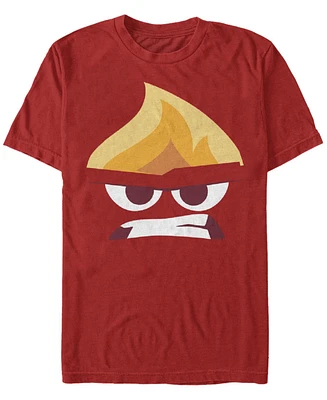 Fifth Sun Men's Angry Face Short Sleeve Crew T-shirt