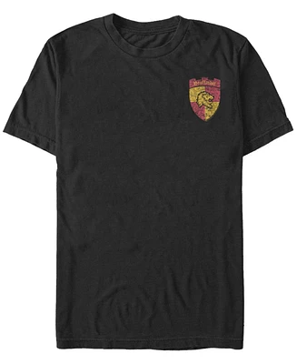 Fifth Sun Men's Gryffindor Shield Short Sleeve Crew T-shirt