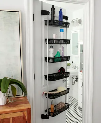 Household Essentials Over-the-Door 6-Shelf Storage Rack