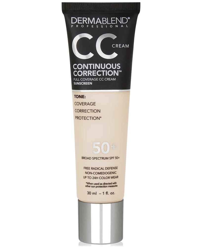 Dermablend Continuous Correction Cc Cream Spf 50+