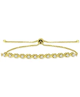 Giani Bernini Cubic Zirconia Xo Bolo Bracelet
