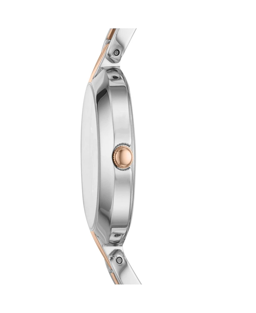 Fossil Women's Kerrigan Three Hand Two Tone Stainless Steel Watch 32mm