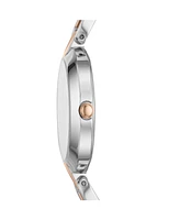 Fossil Women's Kerrigan Three Hand Two Tone Stainless Steel Watch 32mm