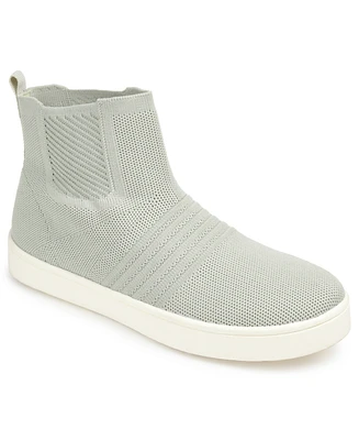 Journee Collection Women's Kody Knit Slip On Sneakers