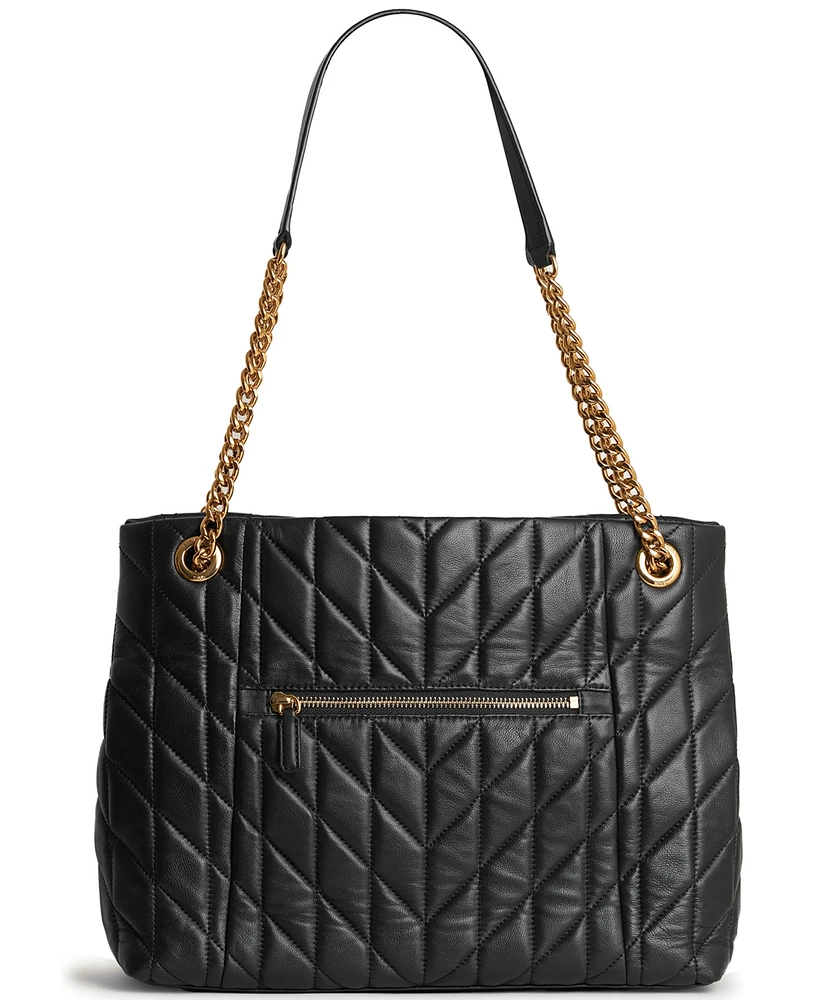 Karl Lagerfeld Paris Lafayette Leather Tote