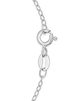 Multi-Gemstone Butterfly 17" Pendant Necklace (7/8 ct. t.w.) in Sterling Silver
