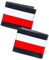 Tommy Hilfiger Men's Frazier Stripe Passcase Wallet