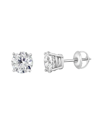 Effy Diamond (2 ct. t.w.) Stud Earrings in 14k White Gold
