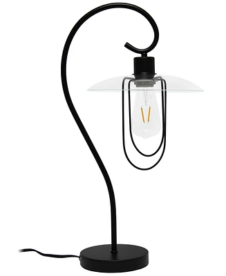 Lalia Home Modern Metal Scroll Table Lamp