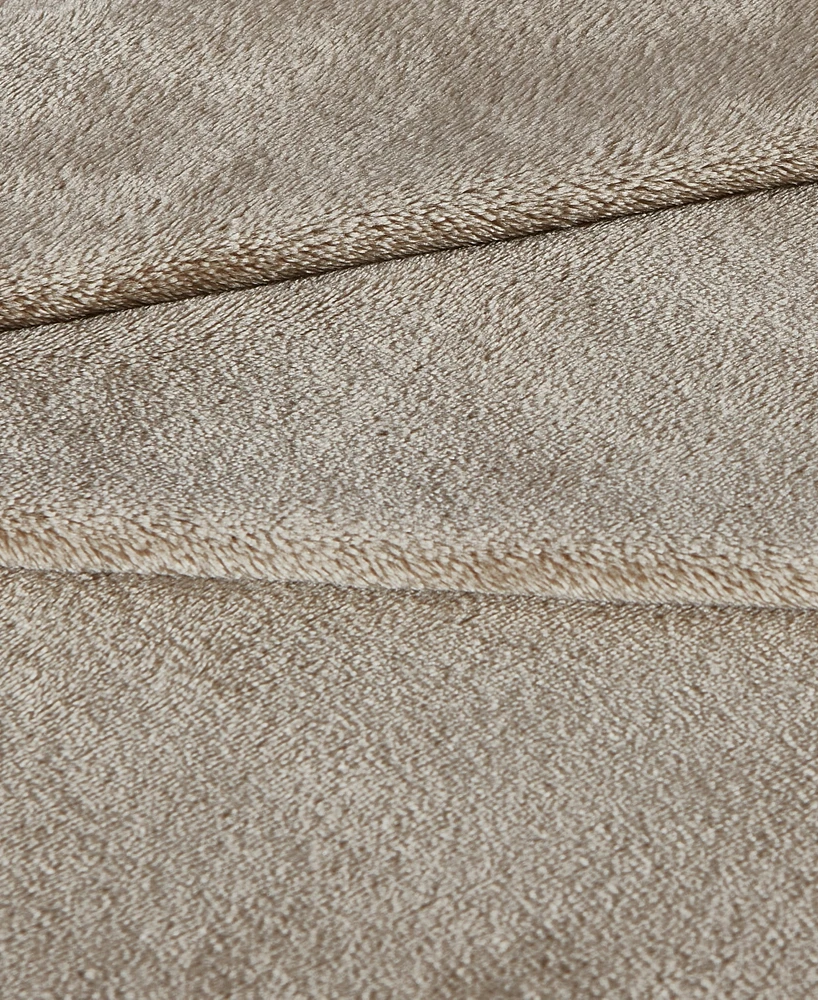Kenneth Cole Reaction Solid Ultra Soft Plush Blanket