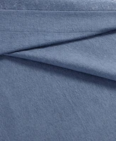 Eddie Bauer Solid 100% Cotton Brushed Flannel 4-Pc. Sheet Set