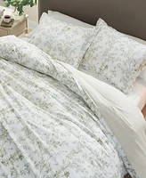 Laura Ashley Lindy Cotton Reversible -Pc. Duvet Cover Set