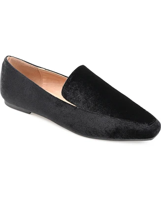 Journee Collection Women's Silas Velvet Loafer