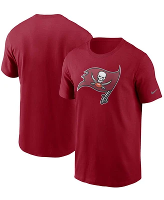 Men's Big and Tall Red Tampa Bay Buccaneers Primary Logo T-shirt