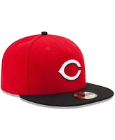 New Era Men's Cincinnati Reds Road Authentic Collection On-Field 59FIFTY Fitted Hat