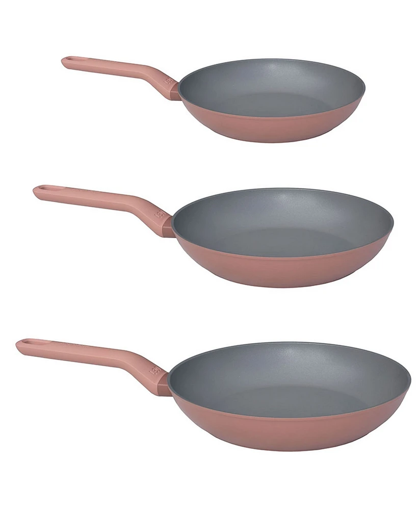 BergHOFF Leo 3Pc Nonstick Fry Pan Set, 8", 10
