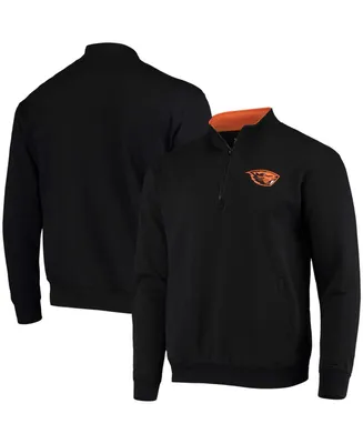 Men's Black Oregon State Beavers Tortugas Logo Quarter-Zip Jacket