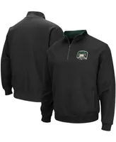 Men's Black Ohio Bobcats Tortugas Logo Quarter-Zip Jacket