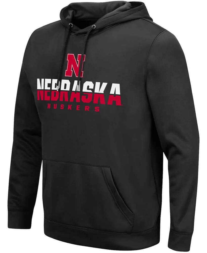 Men's Black Nebraska Huskers Lantern Pullover Hoodie