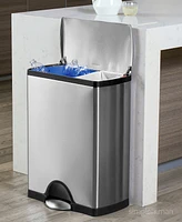 simplehuman 46 Liter Classic Recycling Kitchen Trash Can