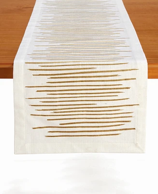 Brushstroke Table Runner, 72" x 14"