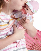 Jc Toys La Baby 11" Baby Doll Travel Case Gift Set, 7 Pieces