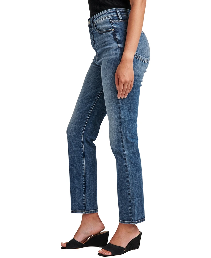 Silver Jeans Co. Women's Aikins High Rise Straight Leg
