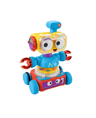 Fisher-Price 4-in-1 Robot Baby to Preschool Learning Toy with Lights & Music