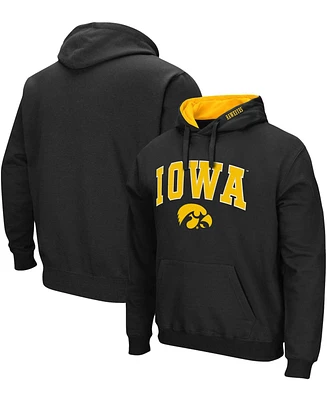 Men's Black Iowa Hawkeyes Arch Logo 3.0 Pullover Hoodie