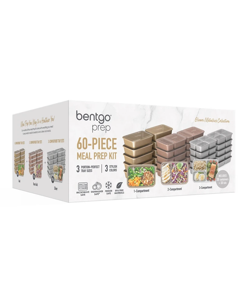 Bentgo Prep Meal Prep Kit Gleam Metallic Collection