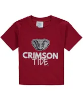 Big Boys Crimson Alabama Crimson Tide Crew Neck T-shirt