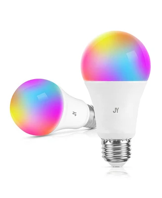 Smart A19 Dimmable Light Bulb - Dimmable Color Changing Led, Set of 2