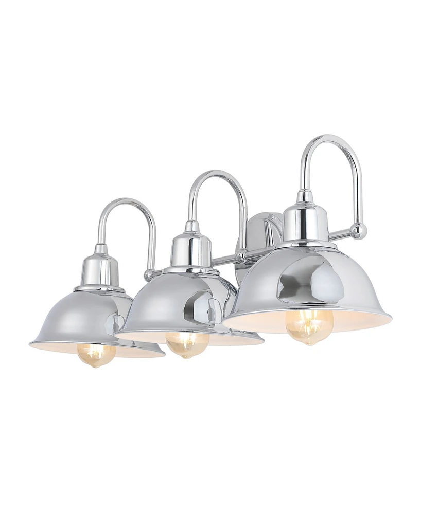 Frisco 3-Light Farmhouse Industrial Shade Vanity
