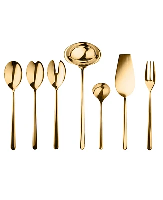 Linea Oro Full Serving Set, 7 Piece